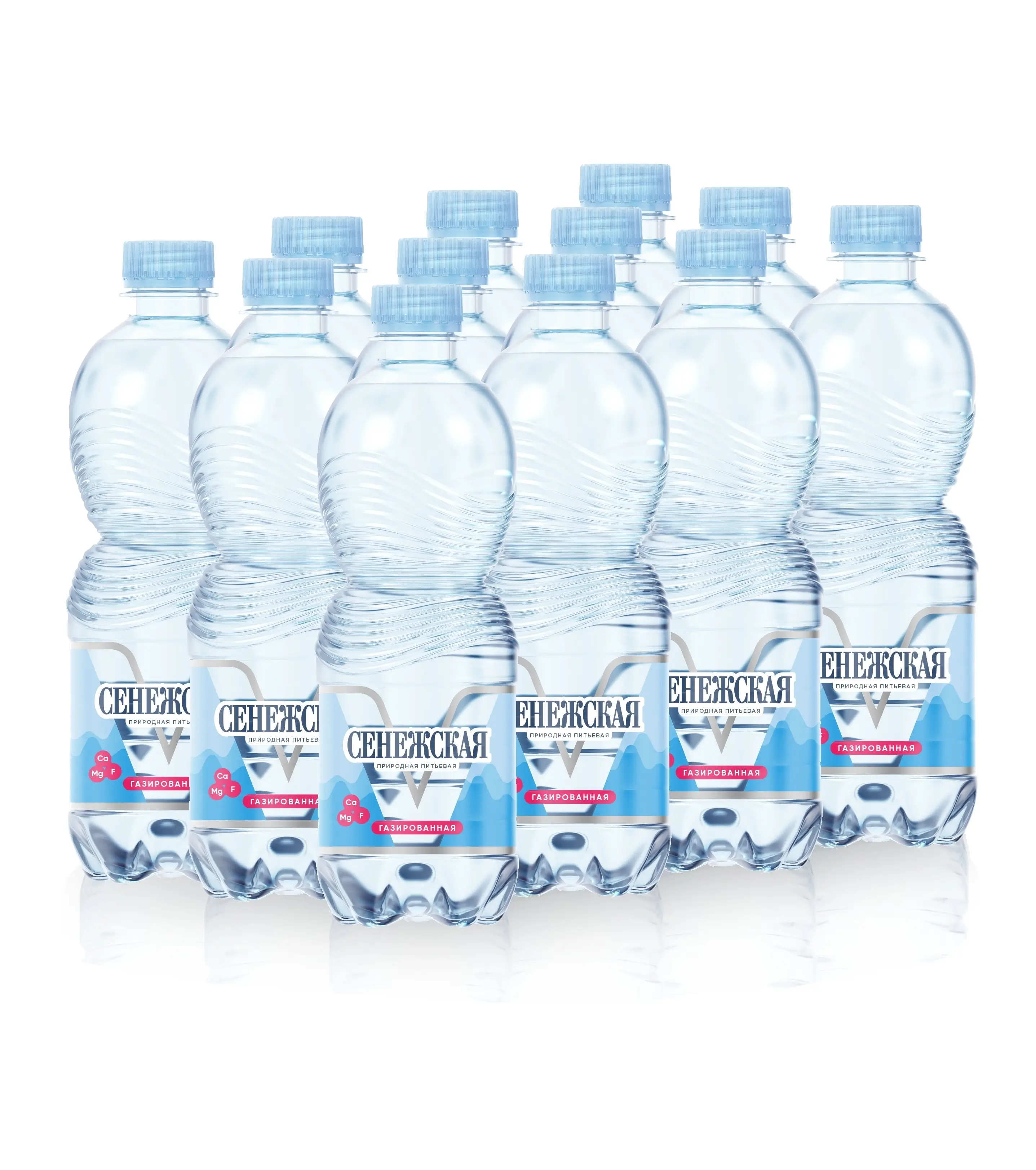 Вода минеральная Сенежская Газированная 0,5 литра, 12 шт от магазина Одежда+