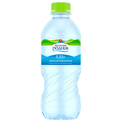 Вода "Калинов Родник" 0.33 литра, без газа, пэт, 12 шт. в уп.