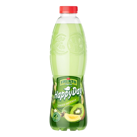 Сокосодержащий напиток Fruktomania Happy day Киви-Фейхоа 1 литр, 6 шт