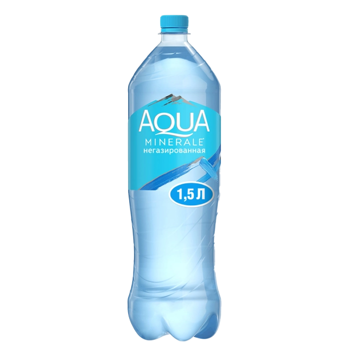 Вода "Аква-Минерале" 1.5 литра, негаз. ПЭТ, 6 шт. в уп.