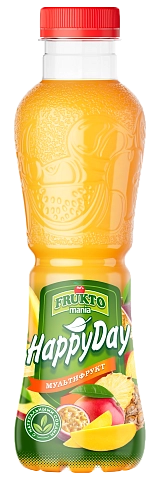 Сокосодержащий напиток Fruktomania Happy day Мультифрукт 0,5 литра, 12 шт от магазина Одежда+
