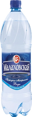 Вода "Малаховская" 1.5 литра, негаз., ПЭТ, 6 шт.уп