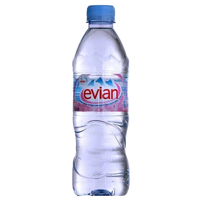 Минеральная вода без газа "Evian/Эвиан" 0,5 л. пэт. Упаковка 24 шт.