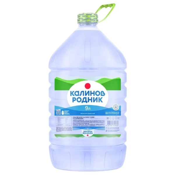 Вода "Калинов Родник" для кулера 9 литров, 2 шт. в уп. от магазина Одежда+