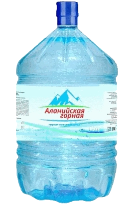 Питьевая вода "Аланийская горная" 19 л. одноразовая бутылка от магазина Одежда+