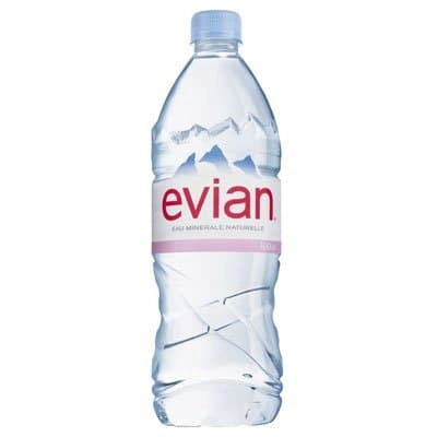 Минеральная вода без газа "Evian/Эвиан" 1 л. пэт. Упаковка 6 шт.