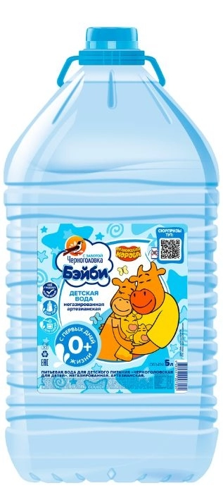 Вода детская Черноголовка Бэйби 5 литров негазированная, пэт,  2 шт. в уп. от магазина Одежда+